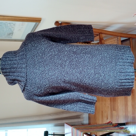 Fenn Wright Manson Ladies Turtleneck 3/4 Sleeve Tunic Sweater Small/Gray - Picture 5 of 8